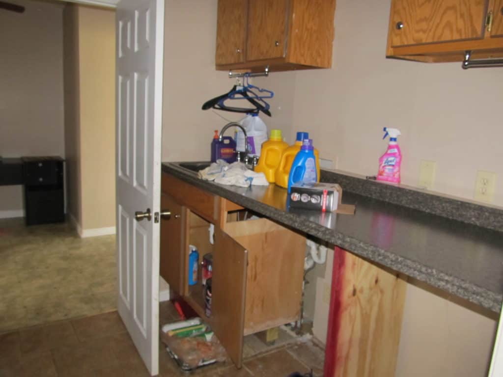 Laundry Room Before
