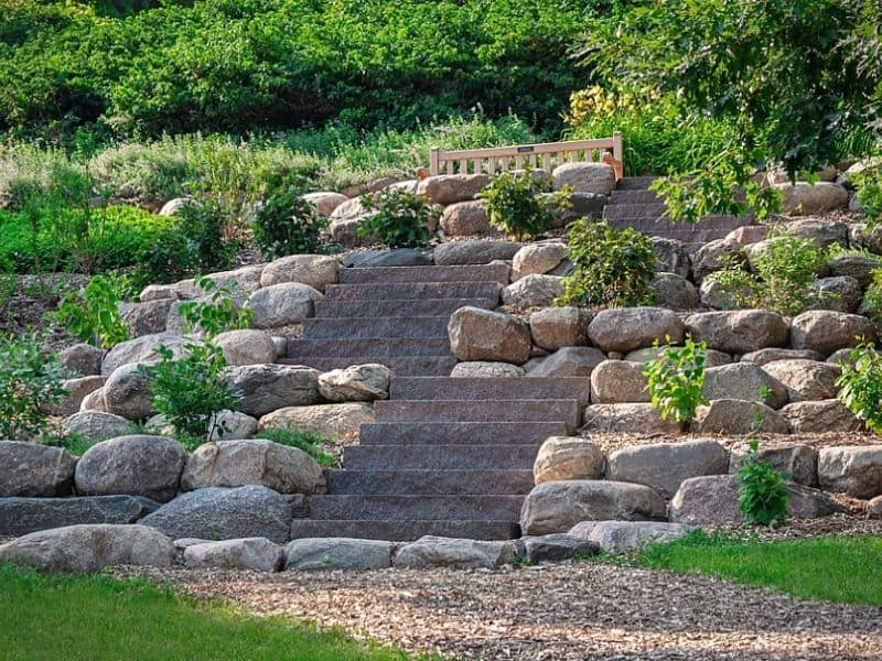 Outdoor Stone Staircase