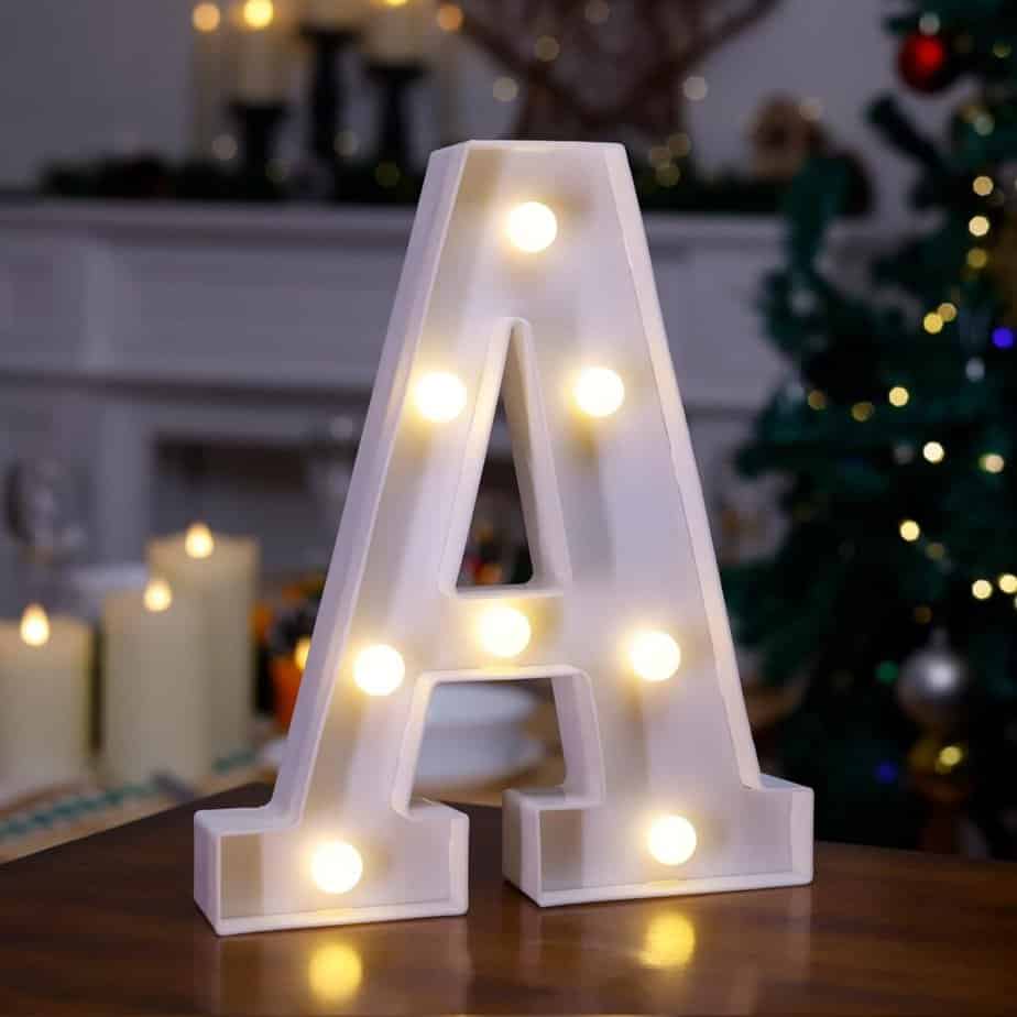 LED Marquee Sign Light Up Letters