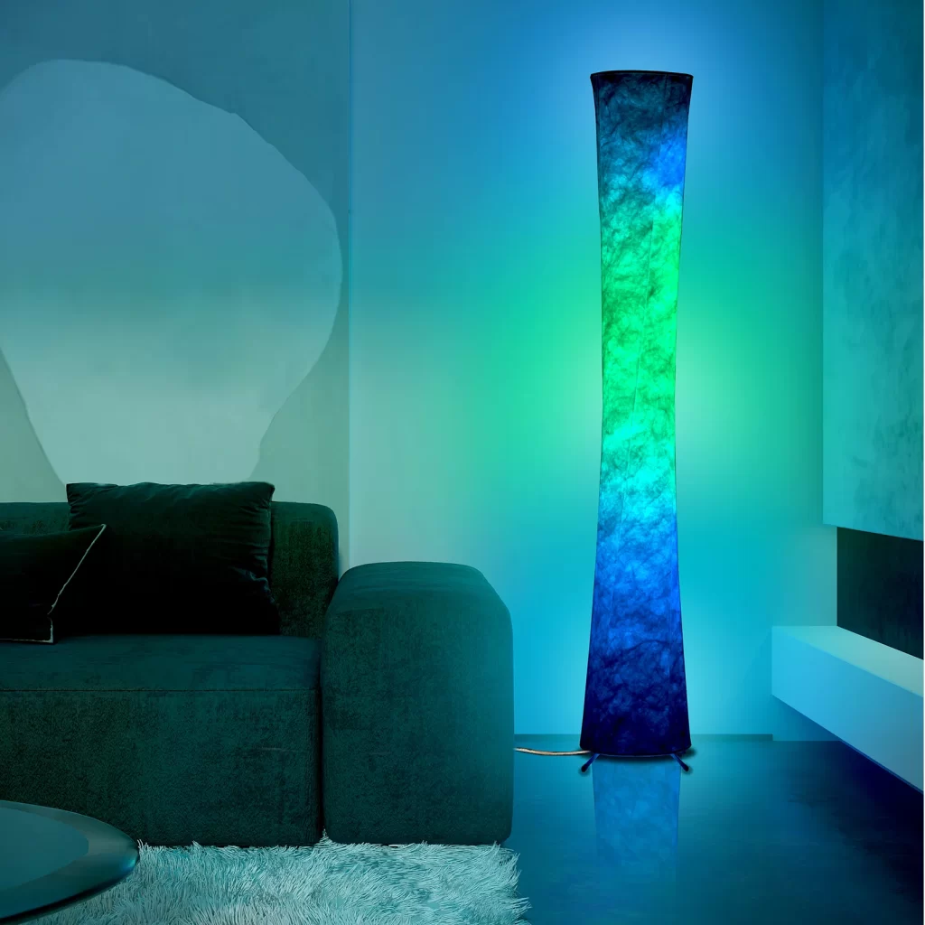 LED RGB Color Changing 61'' Modern Tall Floor Lamp